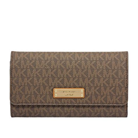 mercer logo tri-fold wallet michael kors|Michael Kors.